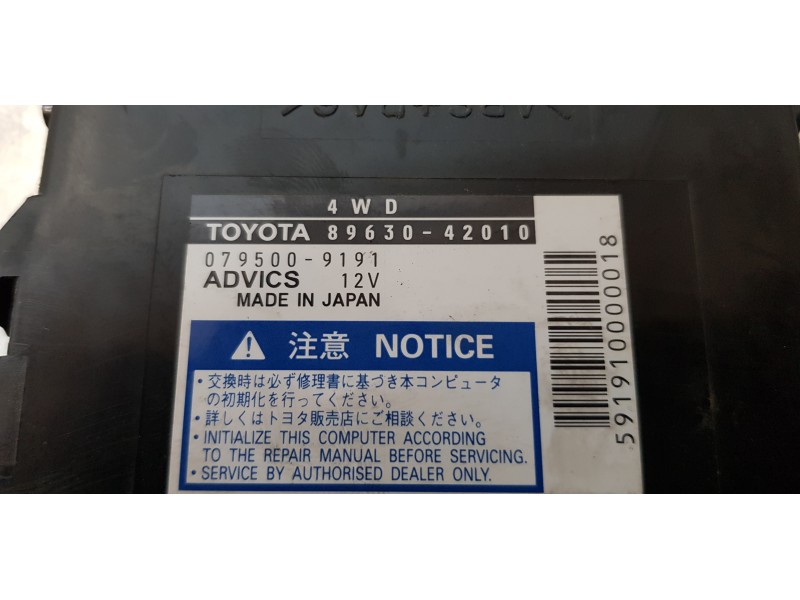 Recambio de modulo electronico para toyota rav 4 (a3) sol referencia OEM IAM 8963042010  