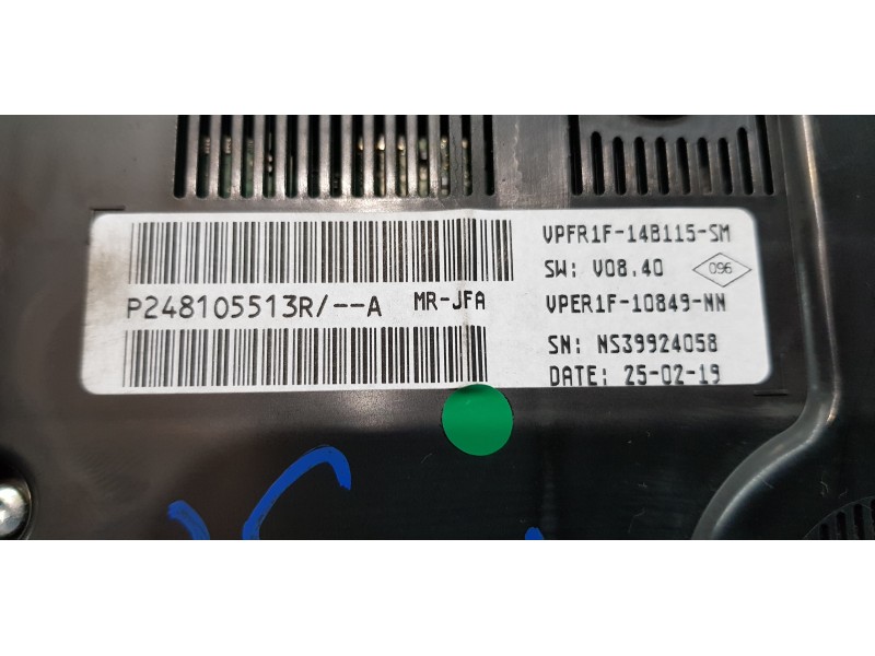Recambio de cuadro instrumentos para renault scenic iv grand zen referencia OEM IAM 248105513R  