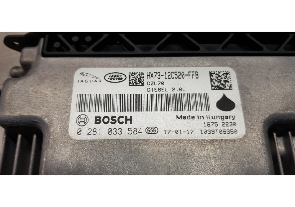 Recambio de centralita motor uce para land rover discovery sport pure referencia OEM IAM HX7312C520FFB LR088575 0281033584