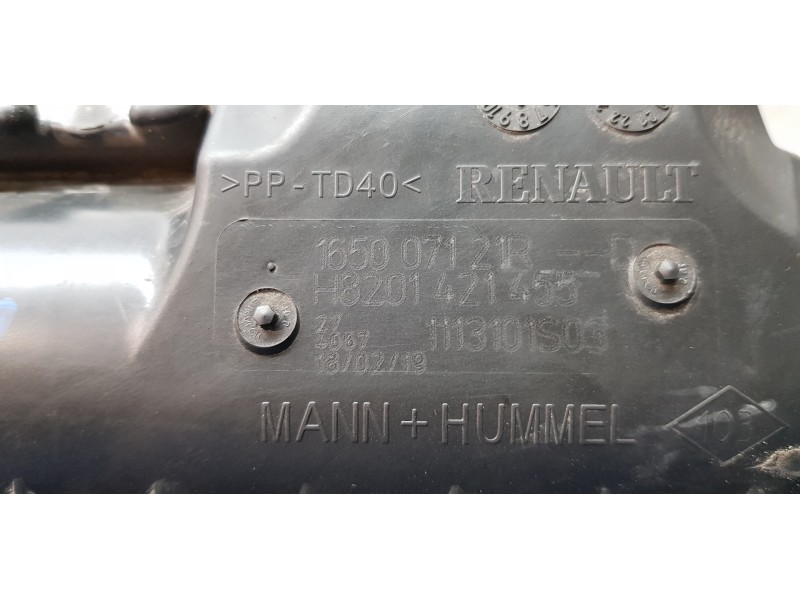 Recambio de filtro aire para renault scenic iv grand zen referencia OEM IAM 165007121R  