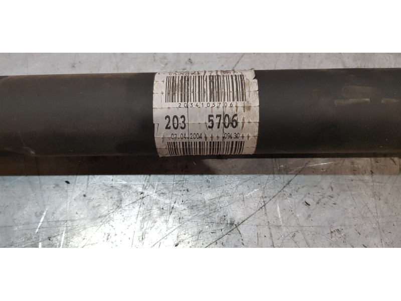 Recambio de transmision central para mercedes clase clk (w209) cabrio 200 compressor (209.442) referencia OEM IAM 2034105706   Recambio de transmision central para mercedes clase clk (w209) cabrio 200 compressor (209.442) referencia OEM IAM 2034105706