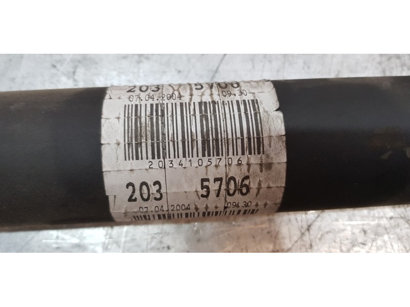 Recambio de transmision central para mercedes clase clk (w209) cabrio 200 compressor (209.442) referencia OEM IAM 2034105706   Recambio de transmision central para mercedes clase clk (w209) cabrio 200 compressor (209.442) referencia OEM IAM 2034105706