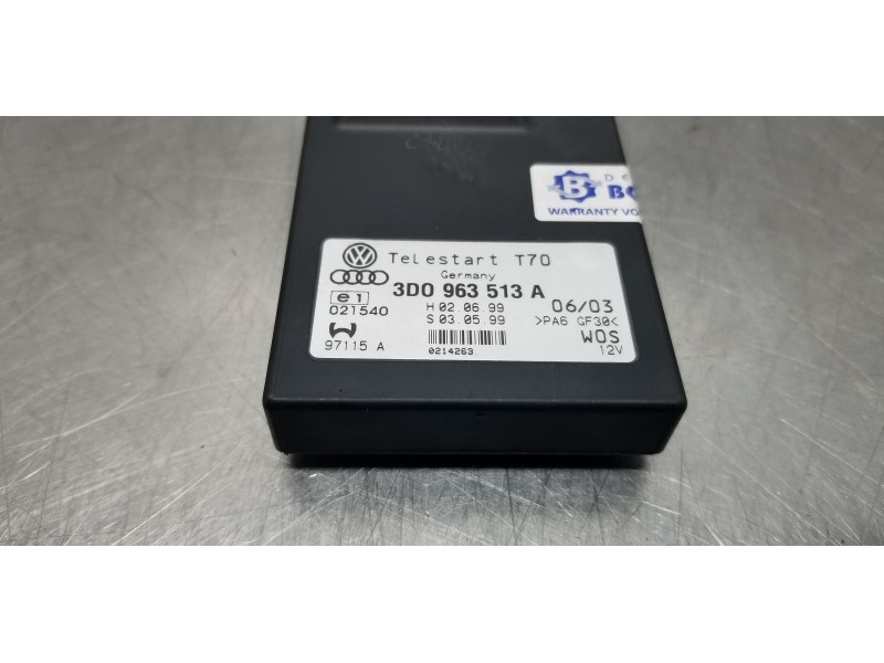 Recambio de modulo electronico para audi a8 (4e2) 4.2 quattro referencia OEM IAM 3D0963513A  