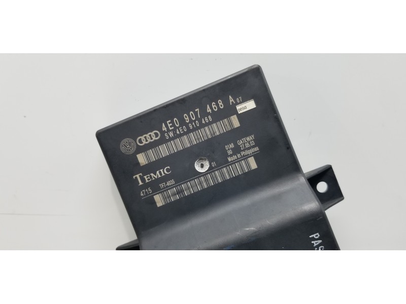 Recambio de modulo electronico para audi a8 (4e2) 4.2 quattro referencia OEM IAM 4E0907468A 4E0910468 