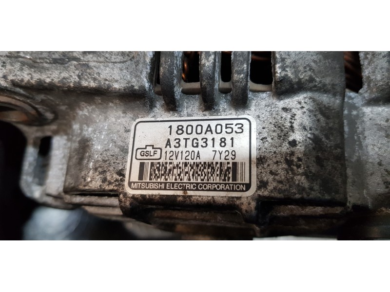 Recambio de alternador para mitsubishi lancer berlina (cy0) intense referencia OEM IAM 1800A053   Recambio de alternador para mitsubishi lancer berlina (cy0) intense referencia OEM IAM 1800A053
