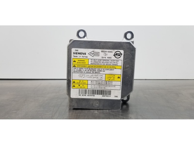 Recambio de centralita airbag para ssangyong kyron 200 xdi limited referencia OEM IAM 8625009061   Recambio de centralita airbag para ssangyong kyron 200 xdi limited referencia OEM IAM 8625009061