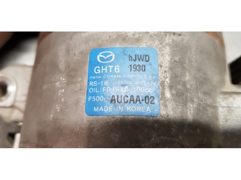 Recambio de compresor aire acondicionado para mazda 6 kombi ()(.2012) prime-line referencia OEM IAM GHT661450  