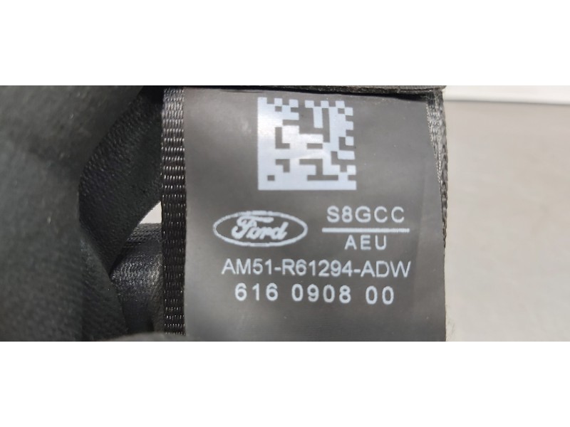 Recambio de cinturon seguridad delantero derecho para ford c-max trend referencia OEM IAM 1846145 AM51R61294ADW 