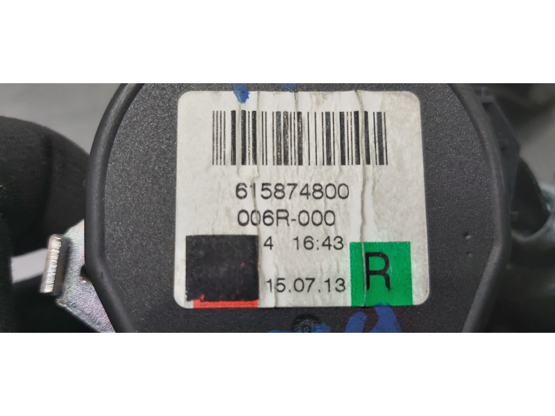 Recambio de cinturon seguridad delantero derecho para ford c-max trend referencia OEM IAM 1846145 AM51R61294ADW 