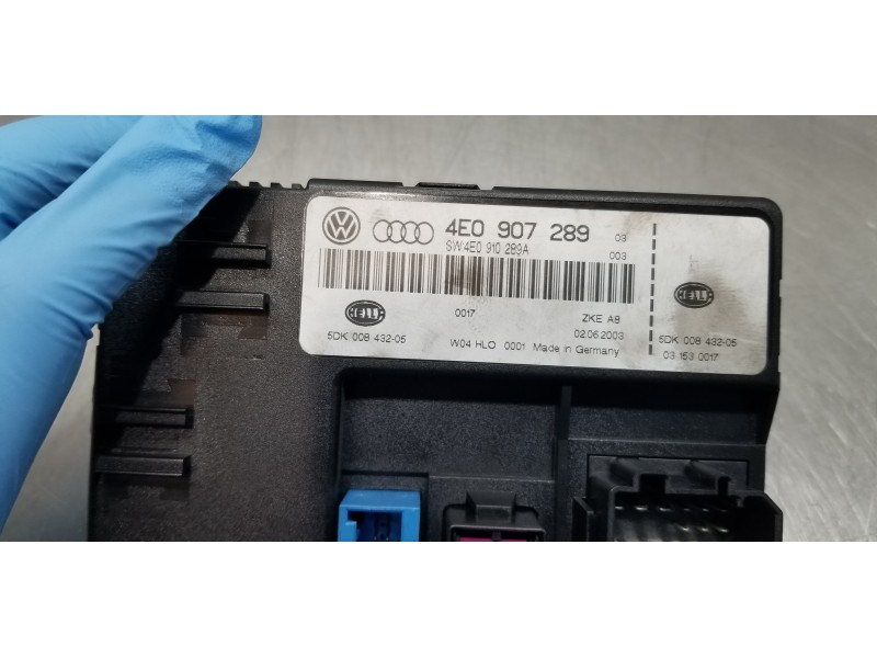 Recambio de modulo electronico para audi a8 (4e2) 4.2 quattro referencia OEM IAM 4E0907289 5DK008432 