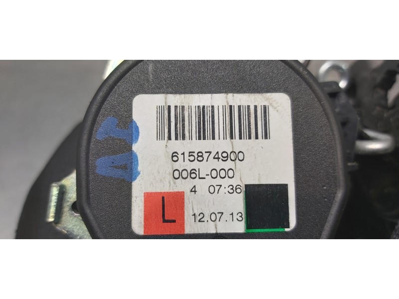 Recambio de cinturon seguridad delantero izquierdo para ford c-max trend referencia OEM IAM 1846141 AM51R61295ADW 