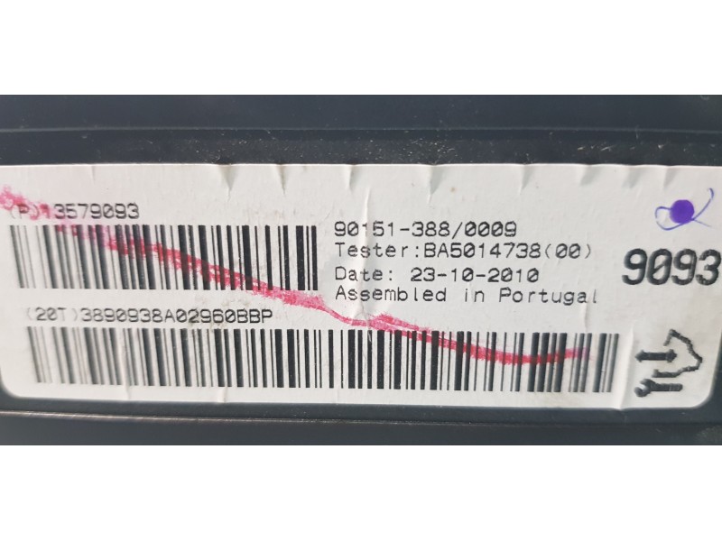 Recambio de centralita calefaccion para opel meriva b enjoy referencia OEM IAM 13579093   Recambio de centralita calefaccion para opel meriva b enjoy referencia OEM IAM 13579093