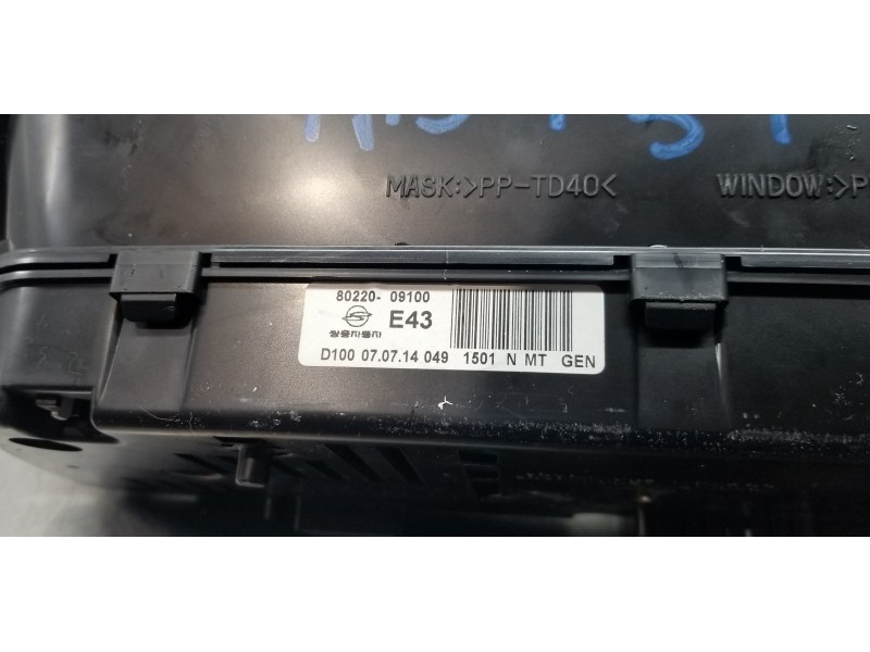 Recambio de cuadro instrumentos para ssangyong kyron 200 xdi limited referencia OEM IAM 8022009100   Recambio de cuadro instrumentos para ssangyong kyron 200 xdi limited referencia OEM IAM 8022009100