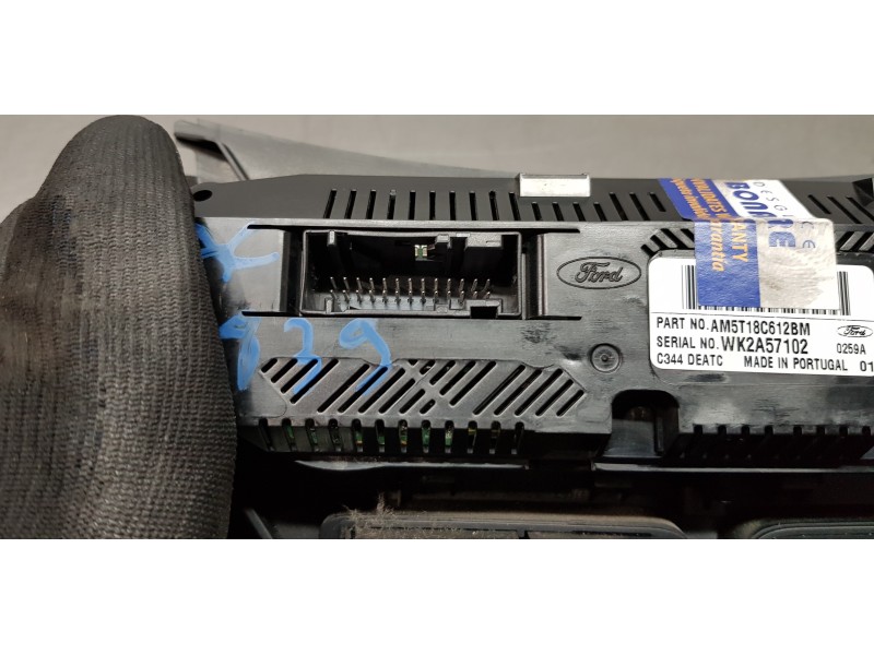 Recambio de mando climatizador para ford c-max trend referencia OEM IAM AM5T18C612BM   Recambio de mando climatizador para ford c-max trend referencia OEM IAM AM5T18C612BM