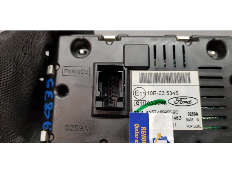 Recambio de pantalla multifuncion para ford c-max trend referencia OEM IAM AM5T18B955BD   Recambio de pantalla multifuncion para ford c-max trend referencia OEM IAM AM5T18B955BD