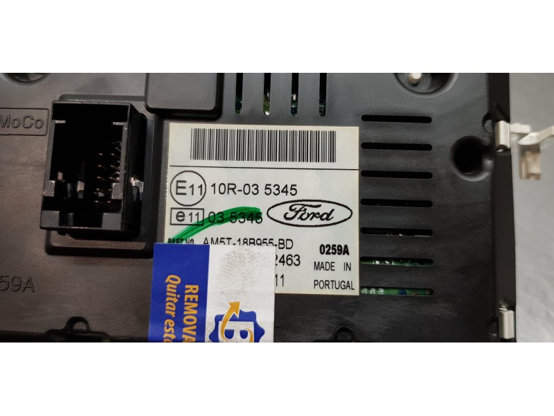 Recambio de pantalla multifuncion para ford c-max trend referencia OEM IAM AM5T18B955BD   Recambio de pantalla multifuncion para ford c-max trend referencia OEM IAM AM5T18B955BD