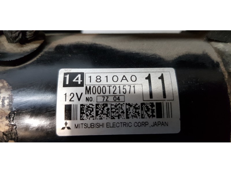 Recambio de motor arranque para mitsubishi lancer berlina (cy0) intense referencia OEM IAM M000T21571  