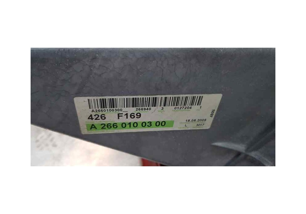 Recambio de motor completo para mercedes clase a (w169) a 170 (169.332) referencia OEM IAM 266940  