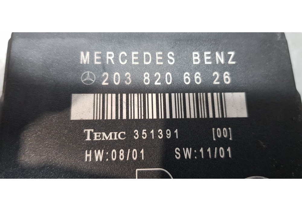 Recambio de modulo confort para mercedes clase c (w203) berlina 200 cdi (203.004) referencia OEM IAM 2038206626   Recambio de modulo confort para mercedes clase c (w203) berlina 200 cdi (203.004) referencia OEM IAM 2038206626