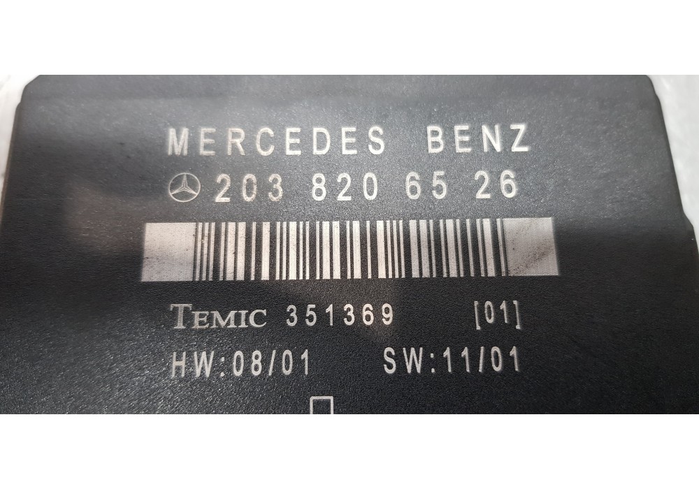 Recambio de modulo confort para mercedes clase c (w203) berlina 200 cdi (203.004) referencia OEM IAM 2038206526   Recambio de modulo confort para mercedes clase c (w203) berlina 200 cdi (203.004) referencia OEM IAM 2038206526