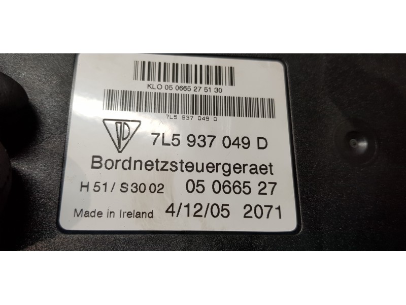 Recambio de modulo electronico para porsche cayenne (typ 9pa) básico referencia OEM IAM 7L5937049D   Recambio de modulo electronico para porsche cayenne (typ 9pa) básico referencia OEM IAM 7L5937049D