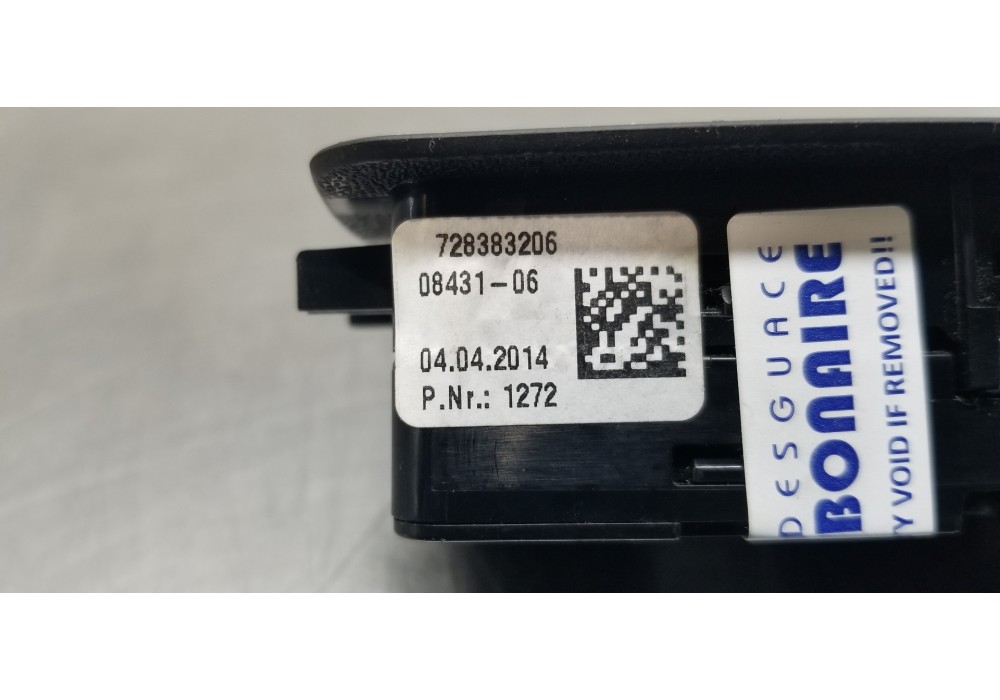 Recambio de mando elevalunas delantero izquierdo para bmw serie 1 lim. (f20) 118d referencia OEM IAM 61319208109 728383206 51417 Recambio de mando elevalunas delantero izquierdo para bmw serie 1 lim. (f20) 118d referencia OEM IAM 61319208109 728383206 51417