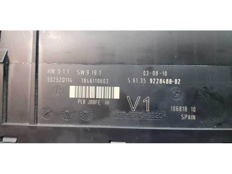 Recambio de modulo confort para bmw serie 5 lim. (f10) 520d referencia OEM IAM 61359228488   Recambio de modulo confort para bmw serie 5 lim. (f10) 520d referencia OEM IAM 61359228488