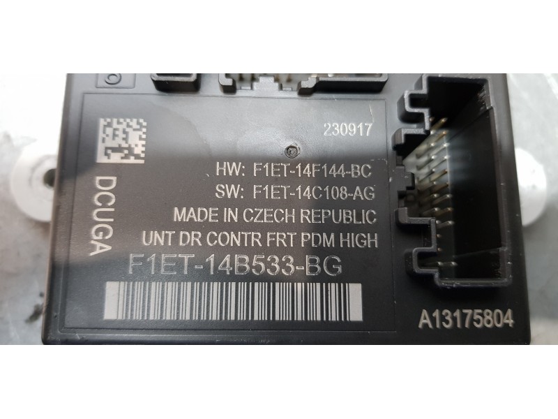 Recambio de modulo confort para ford focus lim. st-line b&r referencia OEM IAM F1ET14B533BG   Recambio de modulo confort para ford focus lim. st-line b&r referencia OEM IAM F1ET14B533BG
