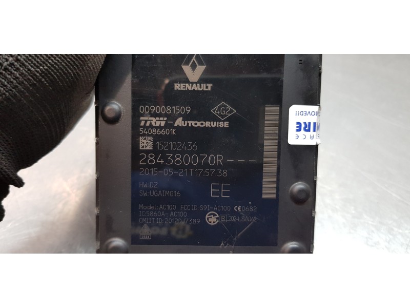 Recambio de modulo electronico para renault espace v icon referencia OEM IAM 284380070R  