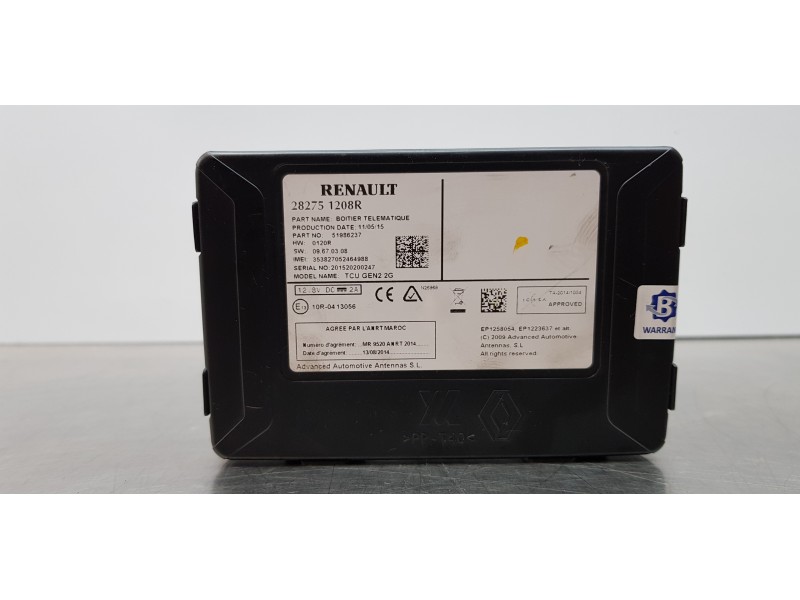 Recambio de modulo electronico para renault espace v icon referencia OEM IAM 8201652645  