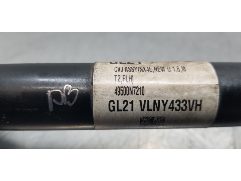 Recambio de transmision delantera izquierda para hyundai tucson klass referencia OEM IAM 49500N7210  