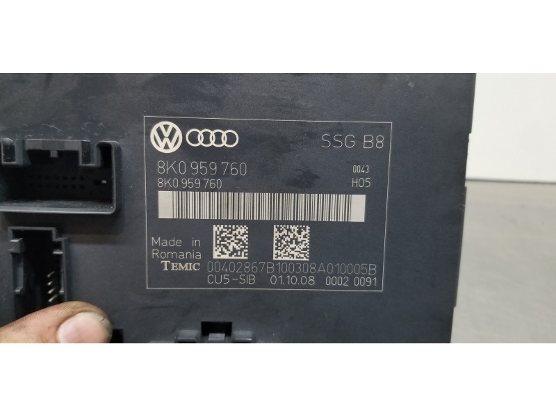 Recambio de centralita asientos para audi a4 ber. (b8) básico referencia OEM IAM 8K0959760  