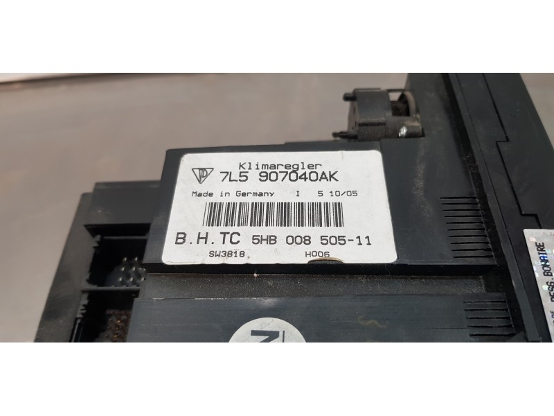 Recambio de mando climatizador para porsche cayenne (typ 9pa) s referencia OEM IAM 7L5907040AK  