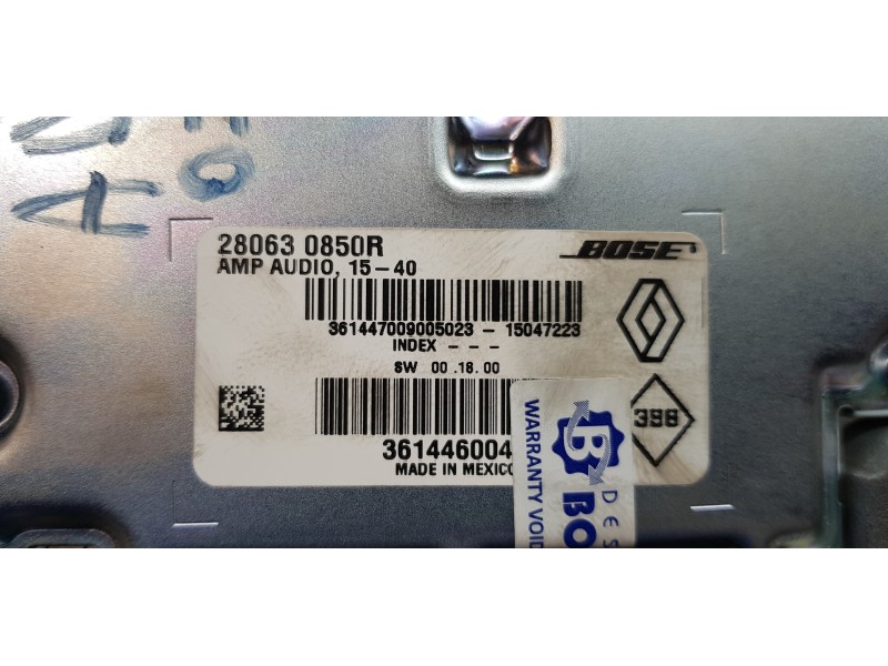 Recambio de modulo electronico para renault espace v icon referencia OEM IAM 280630850R  