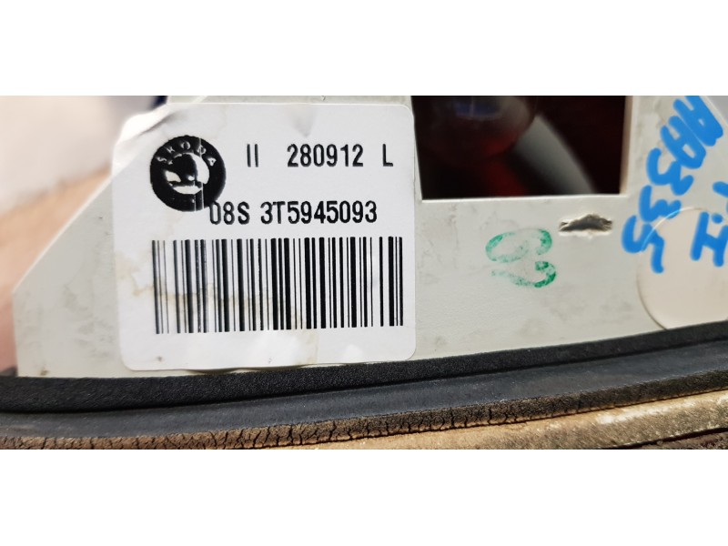 Recambio de piloto trasero izquierdo interior para skoda suberb (3t4) elegance referencia OEM IAM 3T5945093   Recambio de piloto trasero izquierdo interior para skoda suberb (3t4) elegance referencia OEM IAM 3T5945093