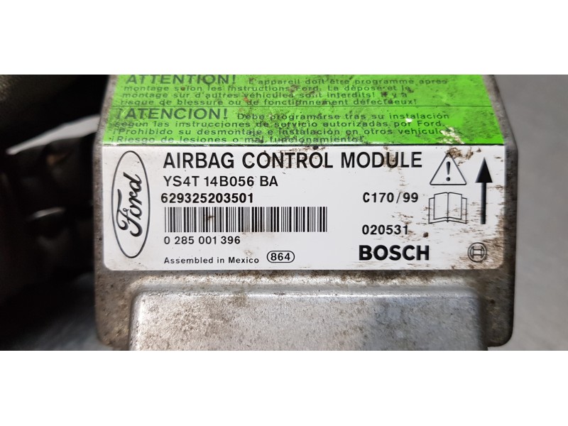 Recambio de centralita airbag para ford focus berlina (cak) trend referencia OEM IAM YS4T14B056BA   Recambio de centralita airbag para ford focus berlina (cak) trend referencia OEM IAM YS4T14B056BA