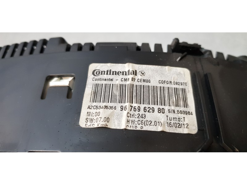 Recambio de cuadro instrumentos para citroen c4 lim. exclusive referencia OEM IAM 9676962980  