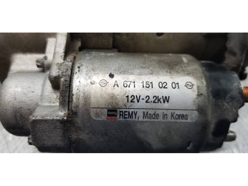 Recambio de motor arranque para ssangyong rodius xdi referencia OEM IAM 6711510201 A6711510201 