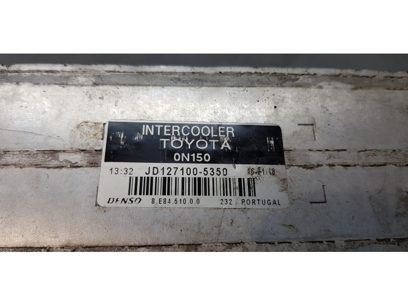Recambio de intercooler para toyota auris active referencia OEM IAM JD1271005350   Recambio de intercooler para toyota auris active referencia OEM IAM JD1271005350