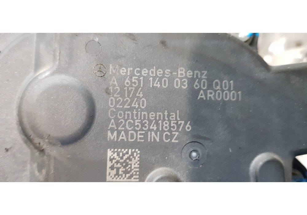 Recambio de valvula egr para mercedes clase c (w204) berlina 2.1 cdi cat referencia OEM IAM A6511400360  