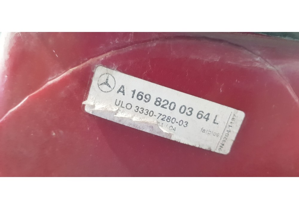 Recambio de piloto trasero izquierdo para mercedes clase a (w169) a 150 (169.031) referencia OEM IAM A1698200364  