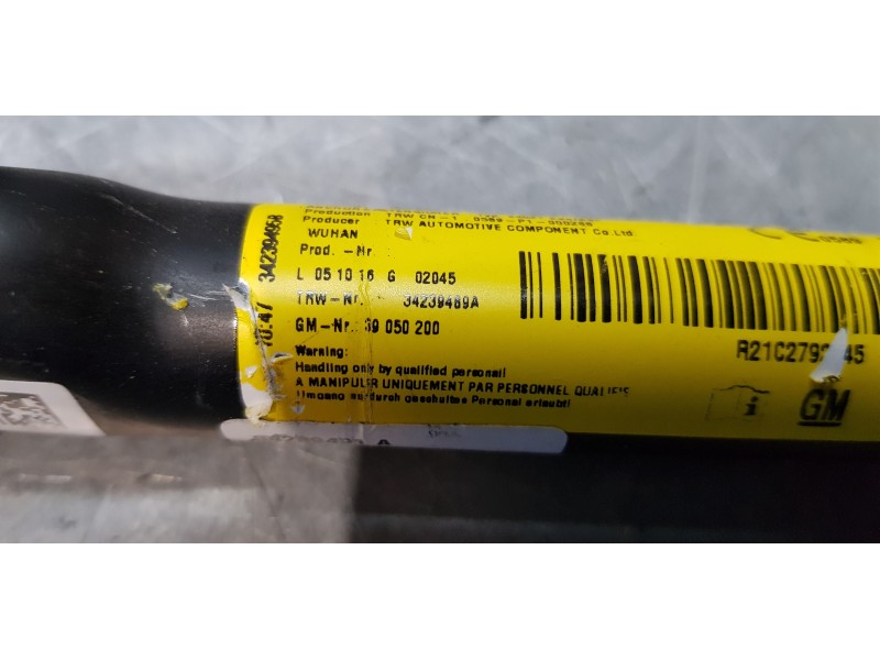 Recambio de cinturon seguridad delantero derecho para opel meriva b selective referencia OEM IAM 34040728C  