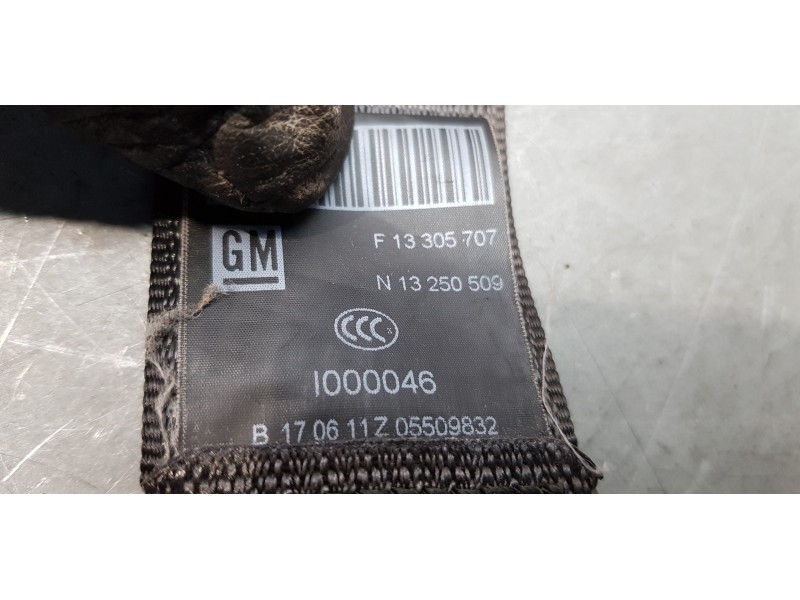 Recambio de cinturon seguridad delantero izquierdo para opel meriva b selective referencia OEM IAM 34040727C   Recambio de cinturon seguridad delantero izquierdo para opel meriva b selective referencia OEM IAM 34040727C