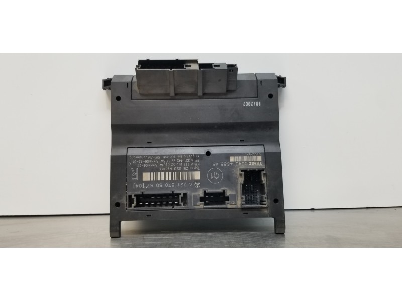 Recambio de centralita asientos para mercedes clase s (w221) berlina 420 / 450 cdi (221.028) referencia OEM IAM A2218705087  