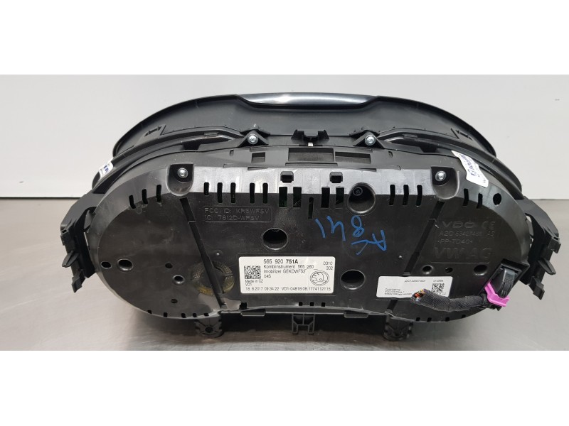 Recambio de cuadro instrumentos para skoda kodiaq style 4x4 referencia OEM IAM 565920751A  
