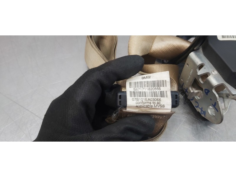 Recambio de cinturon seguridad trasero derecho para bmw x5 (e70) xdrive30d referencia OEM IAM 72117161654  