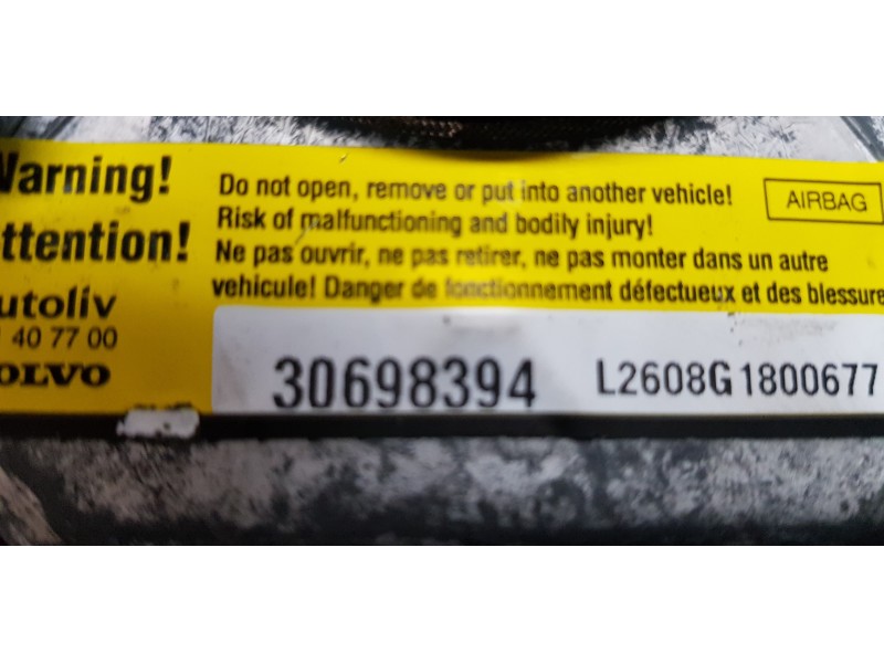 Recambio de airbag delantero izquierdo para volvo xc90 d5 summum (7 asientos) (136kw) referencia OEM IAM 30698394  