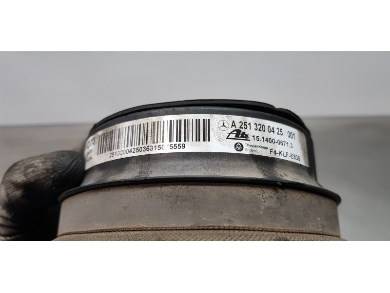 Recambio de muelle amortiguacion para mercedes clase r (w251) 320 cdi (251.022) referencia OEM IAM A2513200325  