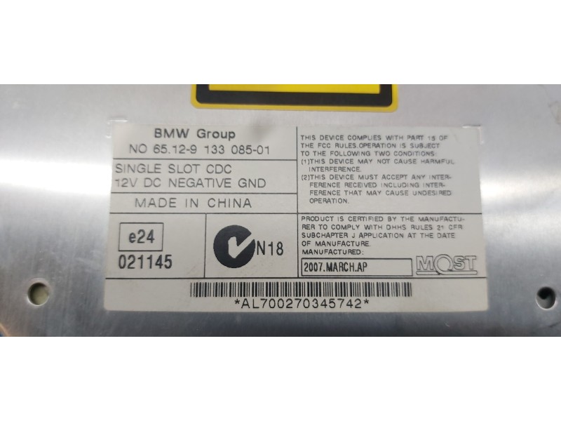 Recambio de sistema audio / radio cd para bmw x5 (e70) xdrive30d referencia OEM IAM 65129133085  
