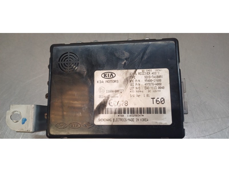 Recambio de modulo confort para kia picanto concept referencia OEM IAM 954001Y600   Recambio de modulo confort para kia picanto concept referencia OEM IAM 954001Y600